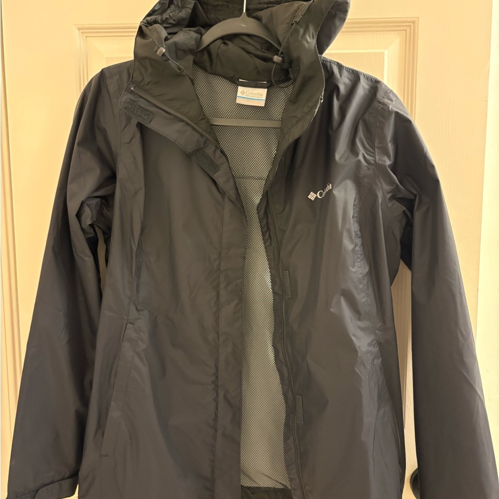 Columbia Black Hooded Jacket
